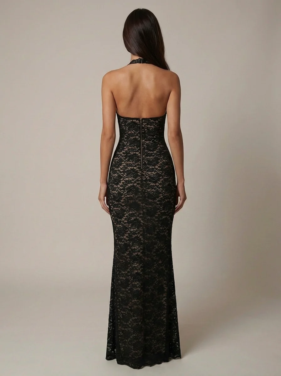 Destiny Lace Maxi Dress - Image 3