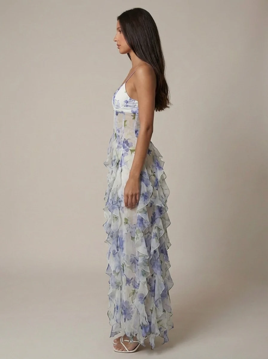 Gabrielle Ruffle Dress - Image 4